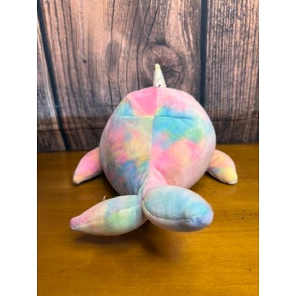 Squishmallows 8" Natalie Tie Dye Narwhal Plush Toy Multicolor - Picture 3 of 4